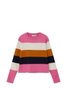 Nkfvajsa Ls Short Knit N1 Tops Knitwear Pullovers Multi/patterned Name It