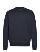 Nelson Organic Crew Tops Sweatshirts & Hoodies Hoodies Navy Fat Moose