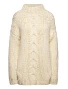 Hand Knitted Over D Jumper Tops Knitwear Jumpers White Les Coyotes De Paris