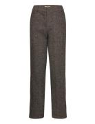 Sc-Tayler Bottoms Trousers Straight Leg Brown Soyaconcept