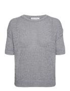 Pullover Short Sleeve Tops Knitwear Jumpers Grey Marc O'Polo