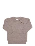 Merino Classic Pullover Ls Tops Knitwear Pullovers Beige Copenhagen Colors