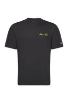 Graphic Ski T-Shirt Tops T-Kortærmet Skjorte Black Lyle & Scott