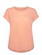Onpfrei Logo Loose Ss Tee Sport T-shirts & Tops Short-sleeved Coral Only Play