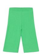 Kmgnella Wide Pant Jrs Bottoms Trousers Green Kids Only