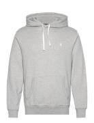 Loopback Fleece Hoodie Tops Sweatshirts & Hoodies Hoodies Grey Polo Ralph Lauren