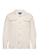Classic Fit Corduroy Workshirt Tops Shirts Casual Beige Polo Ralph Lauren