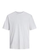 Jorvalencia Back Tee Ss Crew Neck Jnr Tops T-Kortærmet Skjorte White Jack & J S