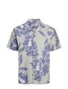 Jprblapalma Resort Shirt S/S Sn Tops Shirts Short-sleeved Green Jack & J S