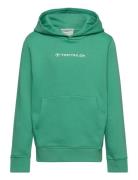 Printed Hoody Tops Sweatshirts & Hoodies Hoodies Green Tom Tailor
