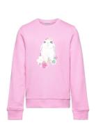 Photoprint Sweatshirt Tops Sweatshirts & Hoodies Sweatshirts Pink Tom Tailor