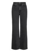 The Wide Short Denim Bottoms Jeans Straight-regular Black Marville Road