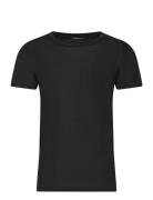 Katkabb Ss T-Shirt Tops T-shirts & Tops Short-sleeved Black Bruuns Bazaar