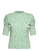 Top Lorelai Tops T-shirts & Tops Short-sleeved Green Lindex