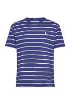 Classic Fit Striped Soft Cotton T-Shirt Tops T-Kortærmet Skjorte Blue Polo Ralph Lauren
