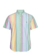 Lt Wt Oxford-Cubdppcsss Tops Shirts Short-sleeved Green Polo Ralph Lauren