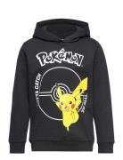 Nkmnoscar Pokemon Sweat Wh Bru Noos Bfu Tops Sweatshirts & Hoodies Hoodies Black Name It