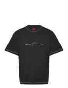 Dribes Designers T-Kortærmet Skjorte Black HUGO