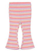 Tnsfridanne Flared Rib Pants Bottoms Trousers Pink The New
