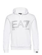 Sweatshirts Tops Sweatshirts & Hoodies Hoodies White EA7