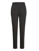 Straight Suit Trousers Bottoms Trousers Suitpants Black Mango