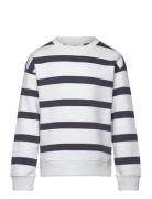 Striped Print Sweatshirt Tops Sweatshirts & Hoodies Sweatshirts Multi/patterned Mango
