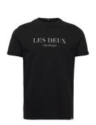 Amalfi T-Shirt Tops T-Kortærmet Skjorte Black Les Deux