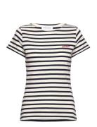 Colombier Sailor Shirt Tops T-shirts & Tops Short-sleeved Navy Maison Labiche Paris