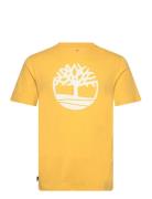 Kennebec River Tree Logo Short Sleeve Tee Mimosa Designers T-Kortærmet Skjorte Yellow Timberland