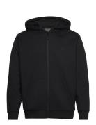 Taro M Technical Full-Zip Hoody Sport Sweatshirts & Hoodies Hoodies Black Virtus