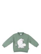 Moomin Sweatshirt Tops Sweatshirts & Hoodies Sweatshirts Green Martinex