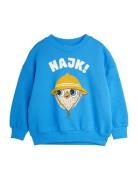 Hike Sp Sweatshirt Tops Sweatshirts & Hoodies Sweatshirts Blue Mini Rodini