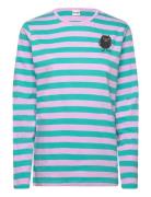 Kuisma Shirt Stinky Stripe Tops T-shirts & Tops Long-sleeved Purple Martinex