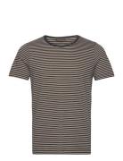Kyran Striped T-Shirt Designers T-Kortærmet Skjorte Navy Oscar Jacobson