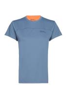 Prelight Chill T W Sport T-shirts & Tops Short-sleeved Blue Jack Wolfskin