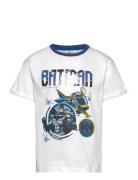 Tshirt Tops T-Kortærmet Skjorte White Batman