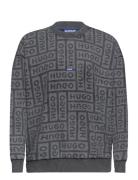 Nenry Tops Sweatshirts & Hoodies Sweatshirts Grey HUGO BLUE