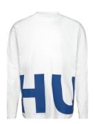 Nallison Tops Sweatshirts & Hoodies Sweatshirts White HUGO BLUE