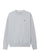 Emilio Crew Neck Sweat Tops Sweatshirts & Hoodies Sweatshirts Blue Pompeii