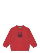 Sweater L/S Tops Sweatshirts & Hoodies Sweatshirts Red United Colors Of Benetton