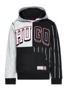 Hooded Sweatshirt Tops Sweatshirts & Hoodies Hoodies Multi/patterned Hugo Kids