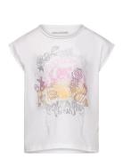 T-Shirt Tops T-Kortærmet Skjorte White Zadig & Voltaire Kids