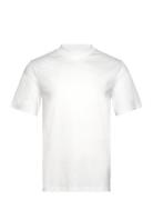 Ace Mock Neck T-Shirt Designers T-Kortærmet Skjorte White J. Lindeberg
