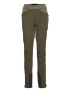 Istjern Warm Flex W Pant Solid Charcoal Xs Sport Sport Pants Green Bergans