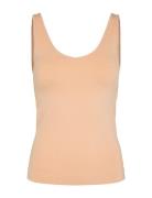 Numarie Singlet - Noos Tops T-shirts & Tops Sleeveless Beige Nümph