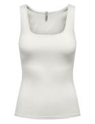 Onlea S/L 2-Ways Fit Top Jrs Tops T-shirts & Tops Sleeveless White ONLY