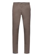 Bs Anton Slim Fit Chinos Bottoms Trousers Chinos Khaki Green Bruun & Stengade