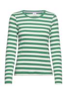 Numixie Ls T-Shirt - Gots Tops T-shirts & Tops Long-sleeved Green Nümph