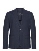 Bs Pollino Classic Fit Blazer Suits & Blazers Blazers Single Breasted Blazers Navy Bruun & Stengade