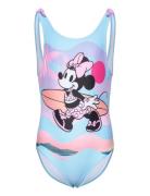 Swimsuit Badedragt Badetøj Blue Minnie Mouse